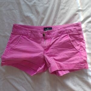 American Eagle Pink Women's Midi Shorts